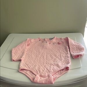 Pink Quilted Kids One Piece for girls size 24 months